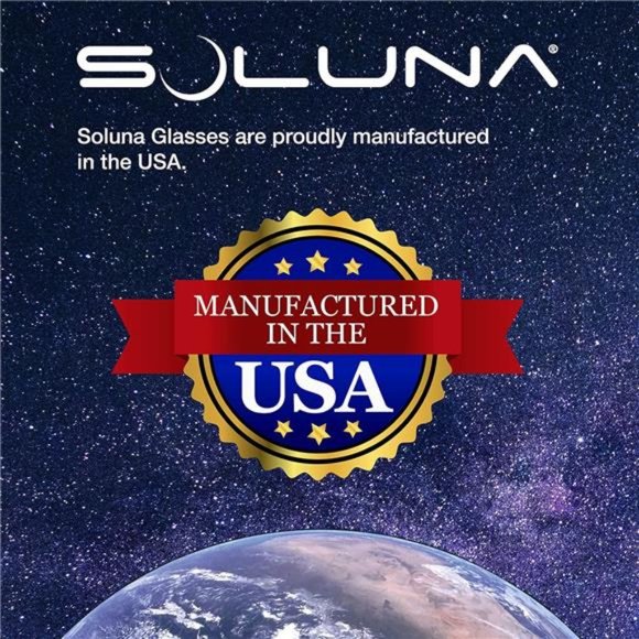 2 Solar Eclipse Glasses AAS Approved 2024 - Made in the USA CE and ISO Certified - Picture 5 of 7